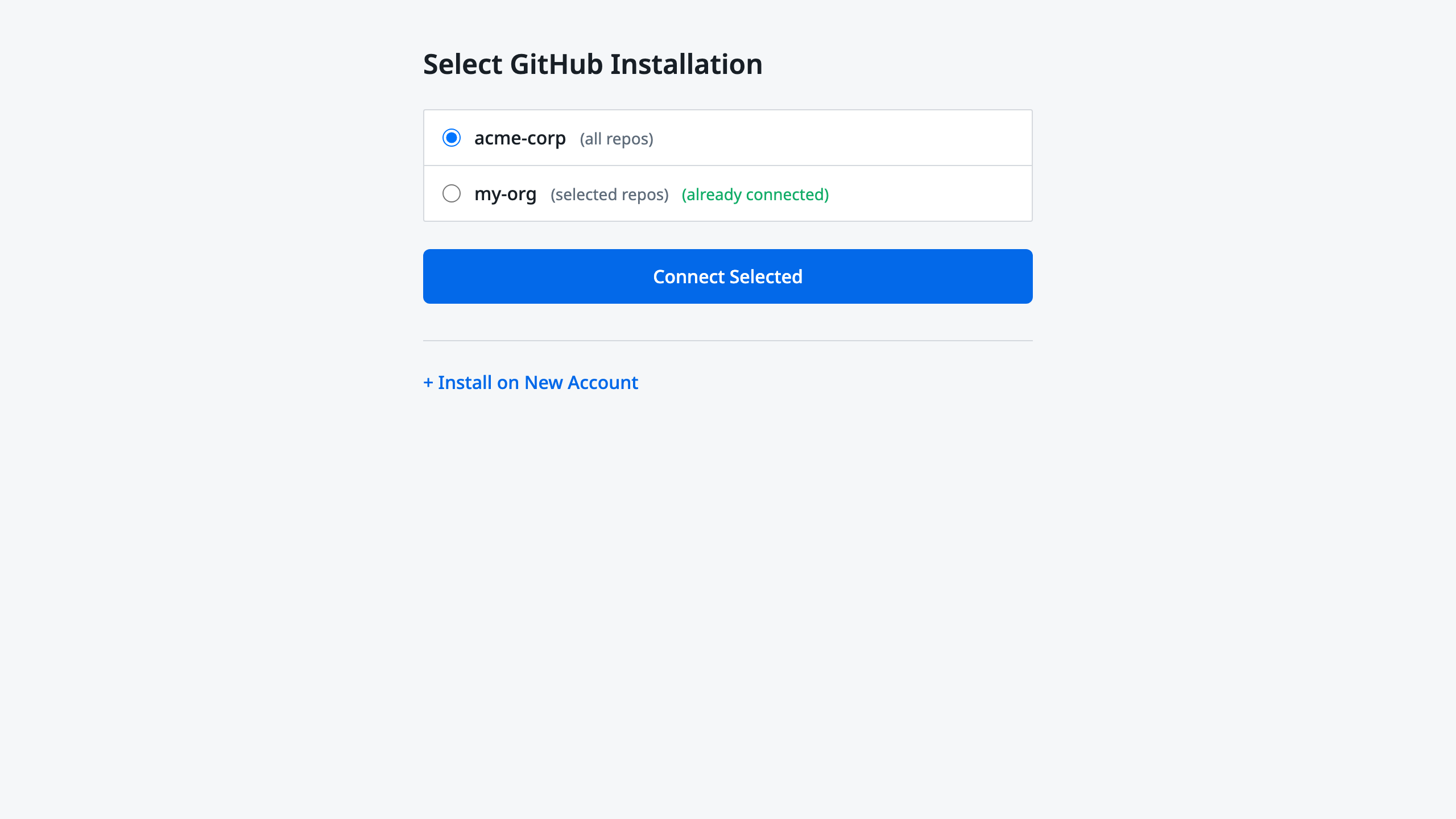 Screenshot placeholder: Select installation